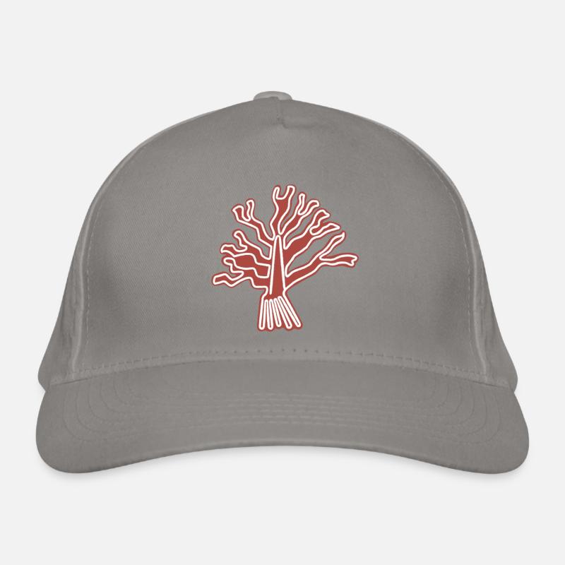 Nazca Lines Tree Organic Baseball Cap