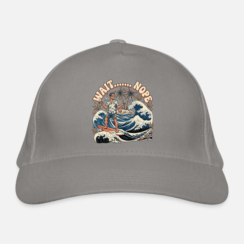 Wait Nope Organic Baseball Cap