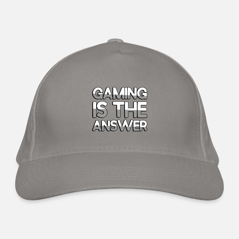 GAMING IS THE ANSWER - Gaming Organic Baseball Cap