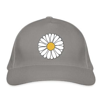 Daisy - Bio-Baseballkappe - Hellgrau - Vorne