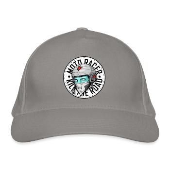 Moto racer - kill the road - Organic Baseball Cap - light grey - Front