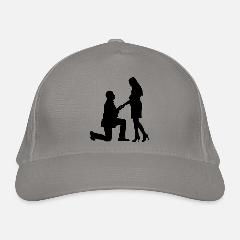 proposition de mariage Casquette classique bio