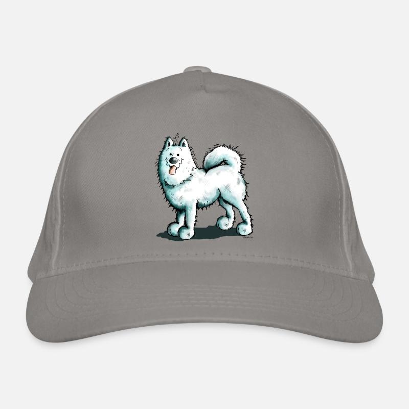 Cute Samoyed Organic Baseball Cap