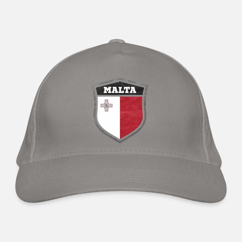 Malta Schild Logo Emblem Bio-Baseballkappe