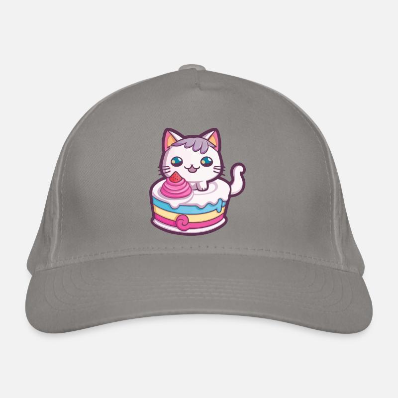 Chat gateau Casquette classique bio