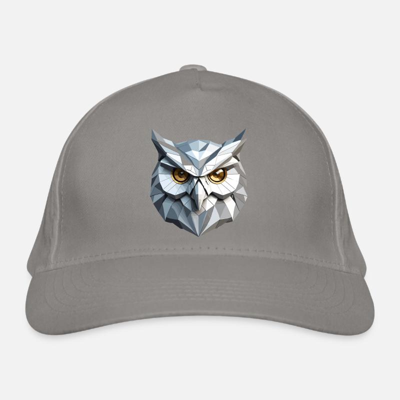 Masque de hibou - Design Low Poly Casquette classique bio