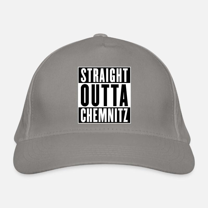 Tout droit sorti de Chemnitz (couleurs changeantes) - Casquette classique bio - gris clair