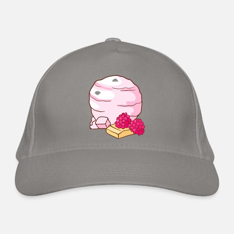 Himbeer Eis Speiseeis Eiskrem Eiscreme Kugeleis Bio-Baseballkappe