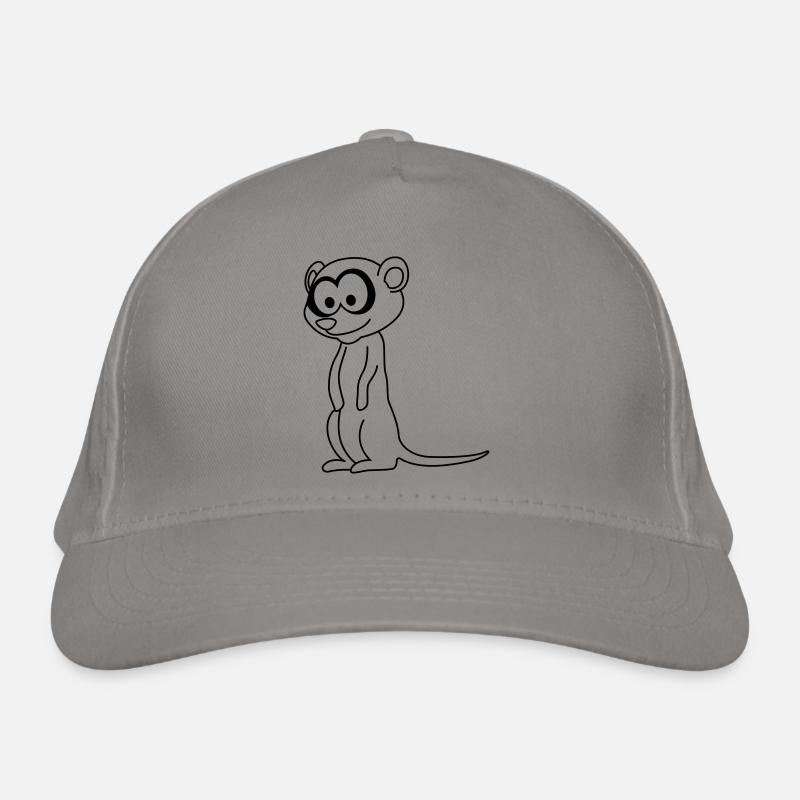 Erdmännchen Comic Tier Bio-Baseballkappe