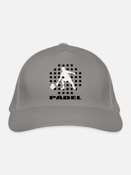 Padel - Bio-Baseballkappe - Hellgrau