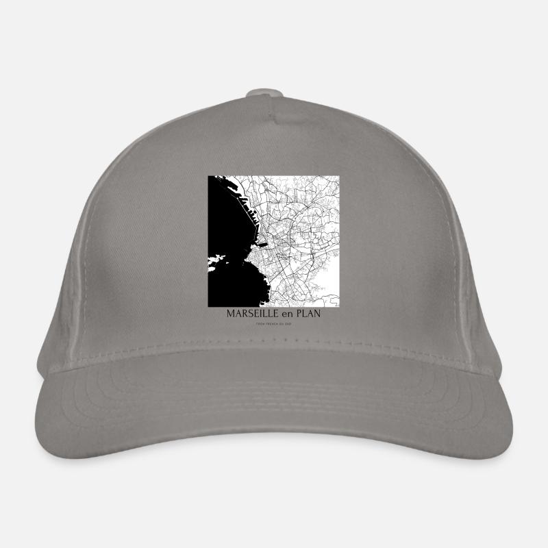 MARSEILLE en PLAN § Casquette classique bio