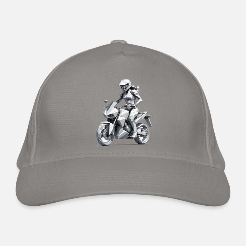 Motarde fille - Conception de moto Casquette classique bio