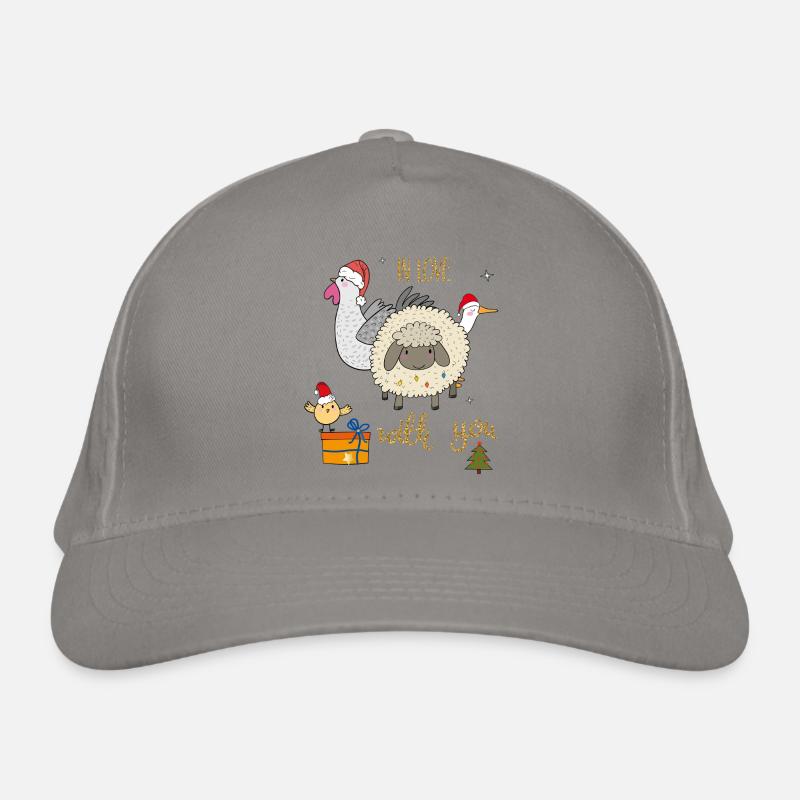 Noël à la ferme Casquette classique bio
