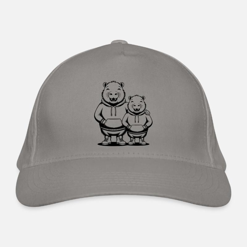 Capybara Couple Capybara - Deux Capybaras Cool Casquette classique bio