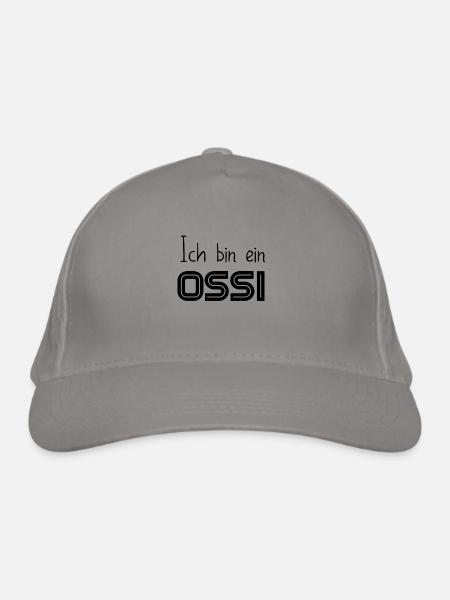 Ich bin ein OSSI - Bio-Baseballkappe - Hellgrau