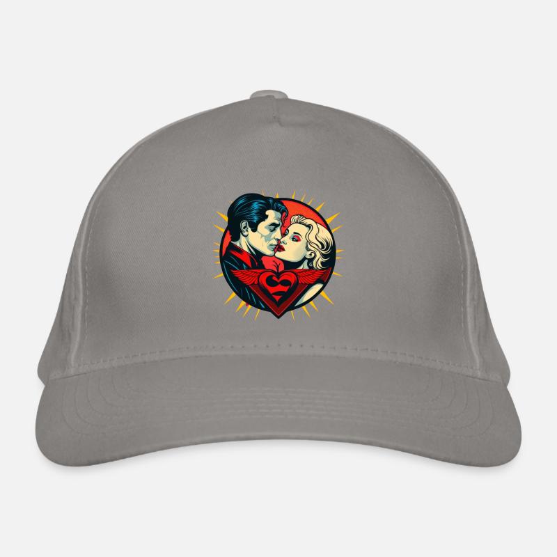 Valentinstag | Valentines Day | Retro | Super Love Bio-Baseballkappe