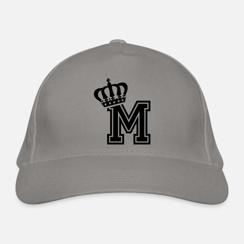 Letter M Organic Baseball Cap