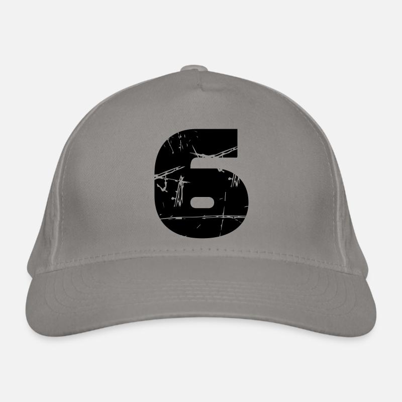 6 - Bio-Baseballkappe - Hellgrau