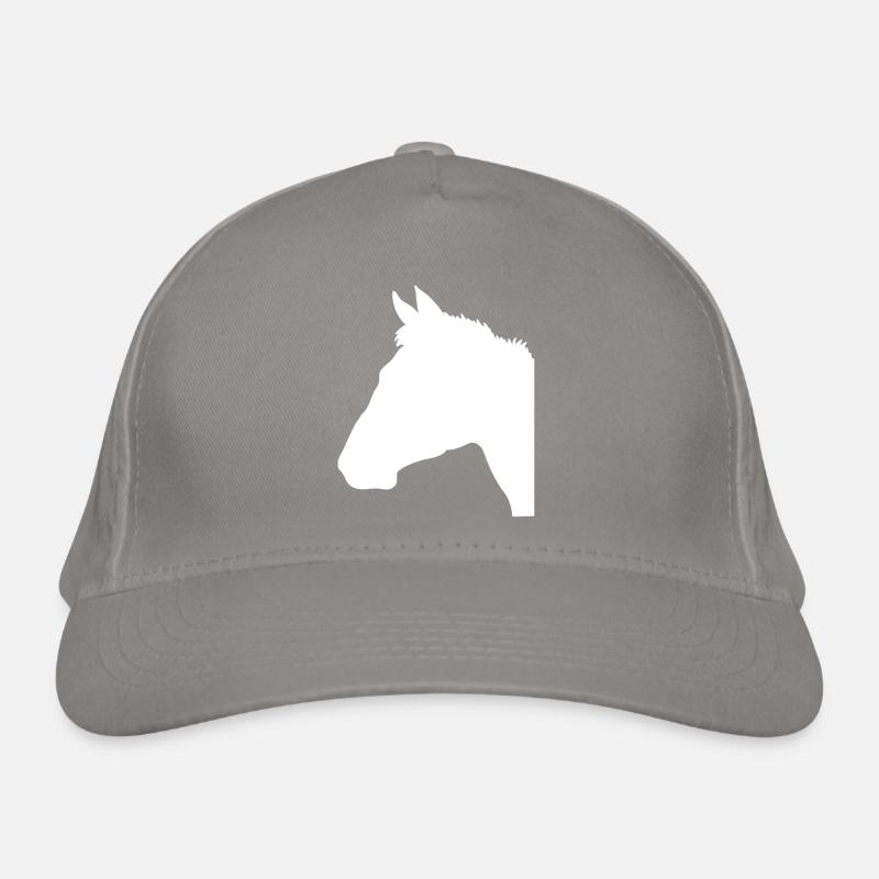 pferdekopf Bio-Baseballkappe