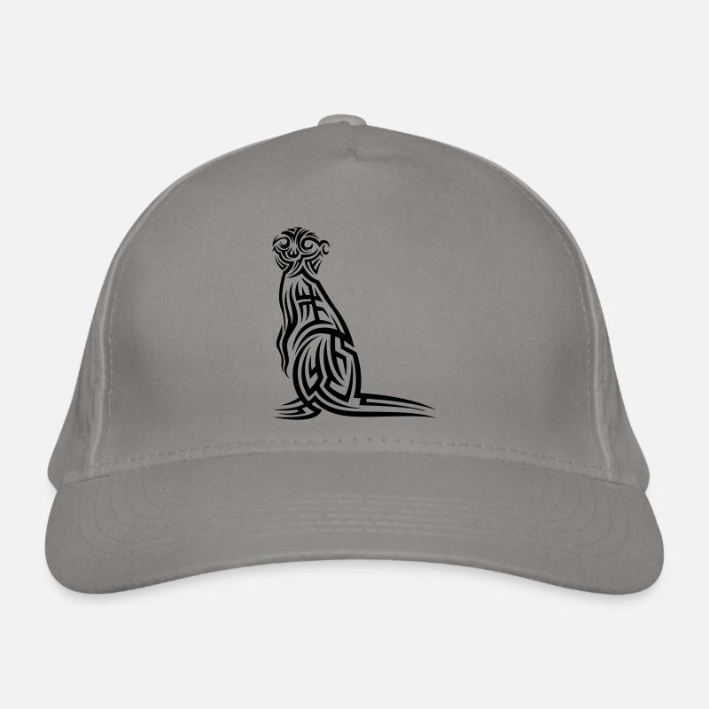 Tatouage tribal de suricate Casquette classique bio