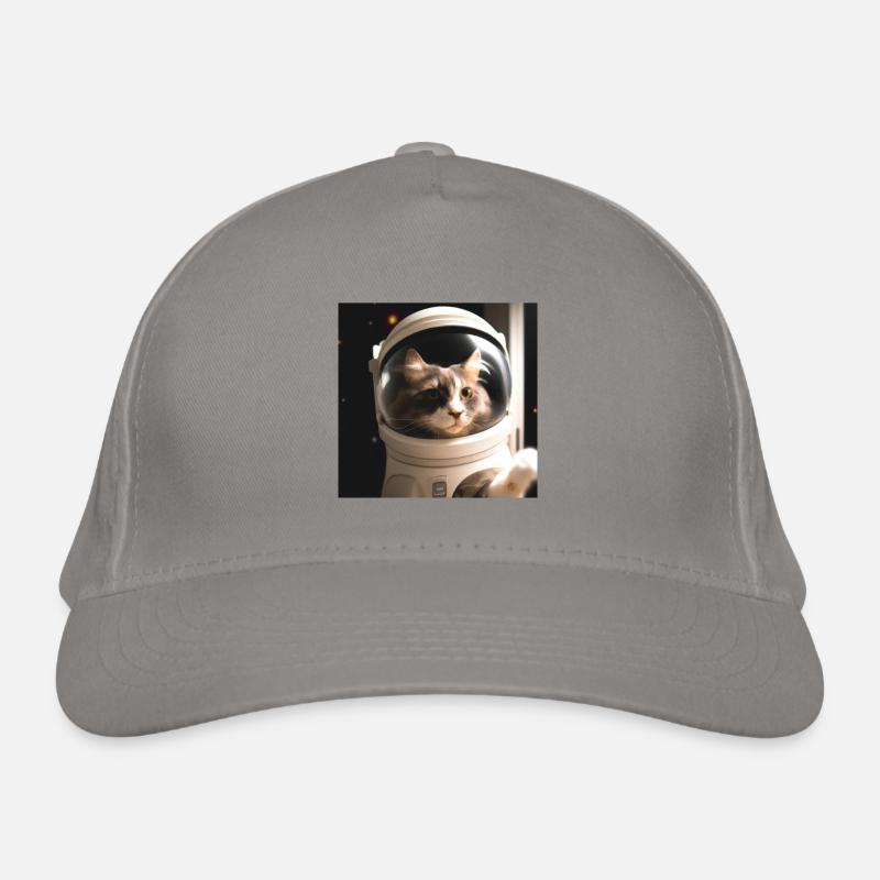 Chat dans l’espace Casquette classique bio