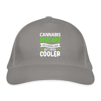 Cannabis mother - Organic Baseball Cap - light grey - Front