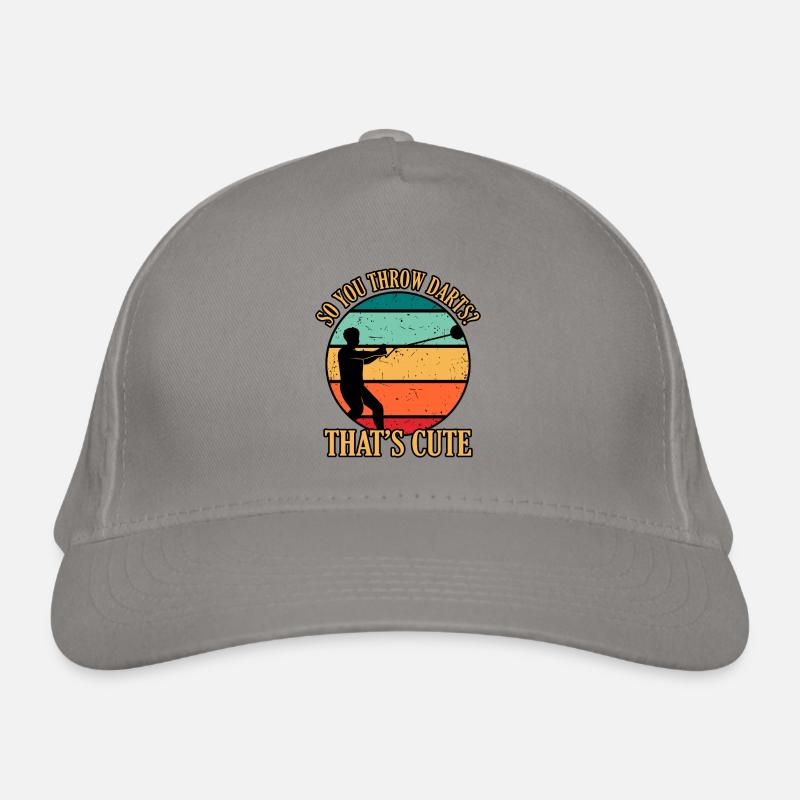 Funny throwing hammers Organic Baseball Cap