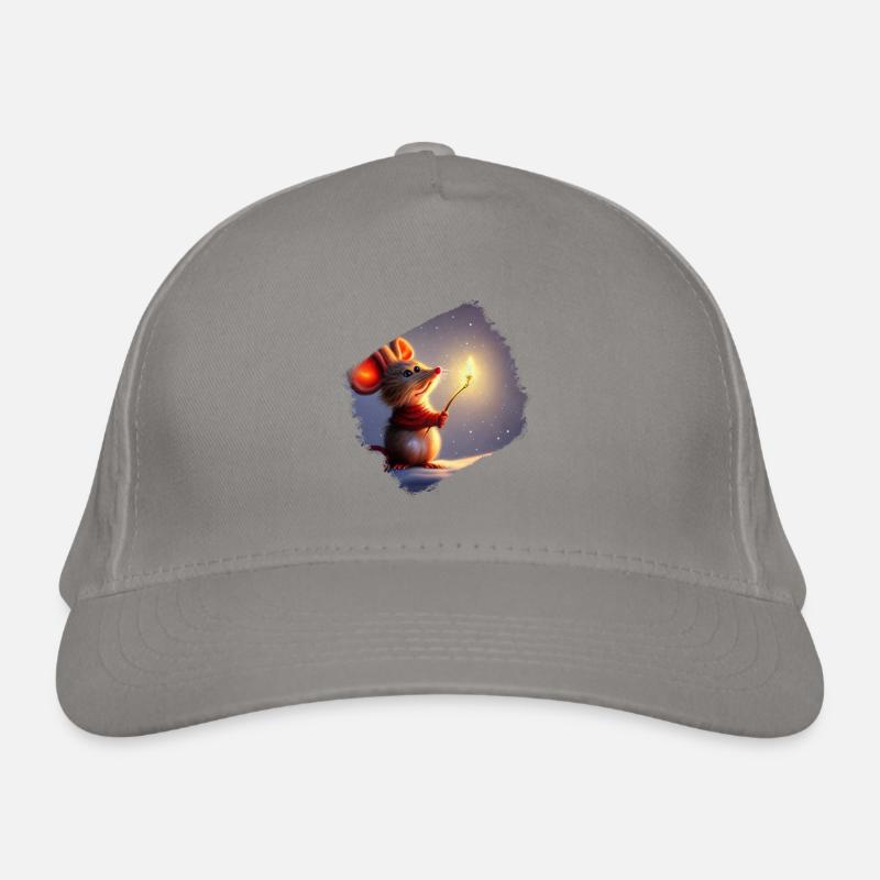 Christmas Mouse Organic Baseball Cap