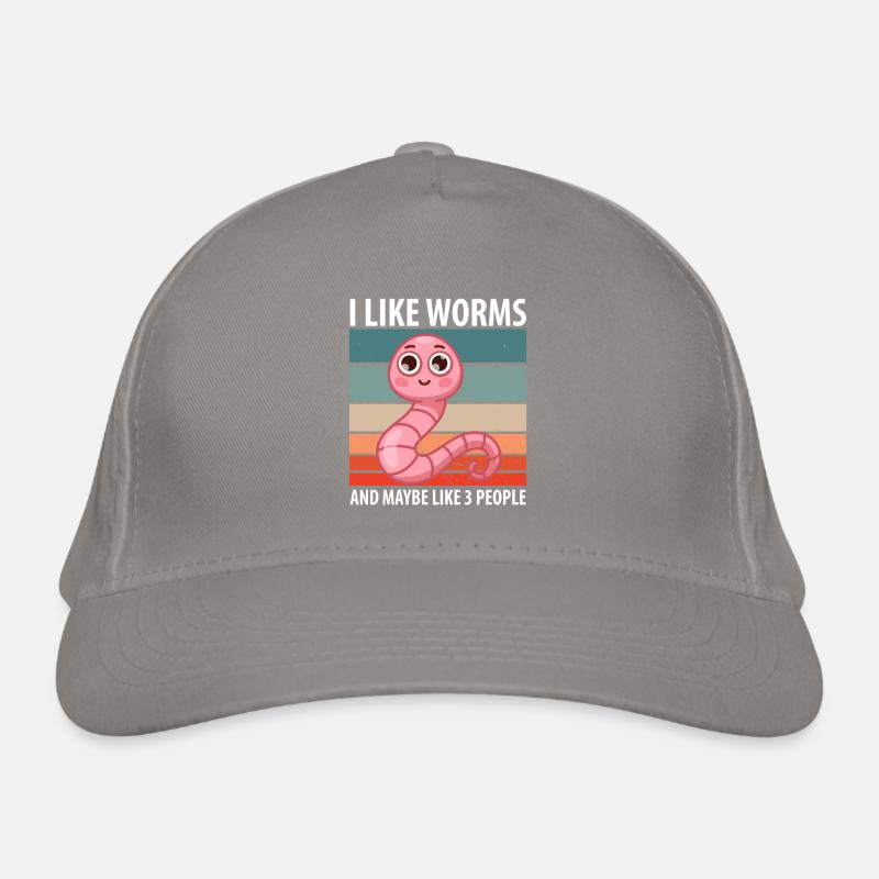 Compost Worms Gift Organic Baseball Cap