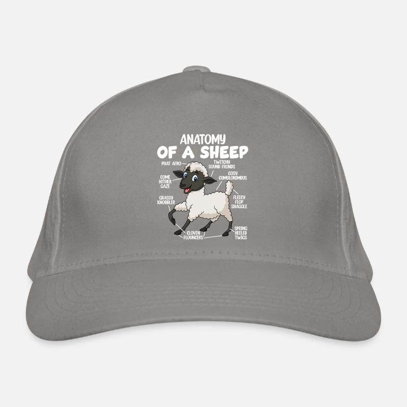 Anatomie d’un mouton Casquette classique bio