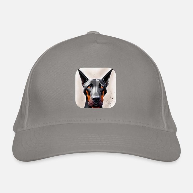 Doberman Organic Baseball Cap