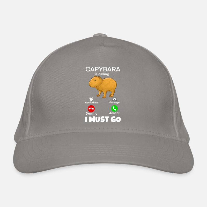 Capybara je dois y aller Casquette classique bio