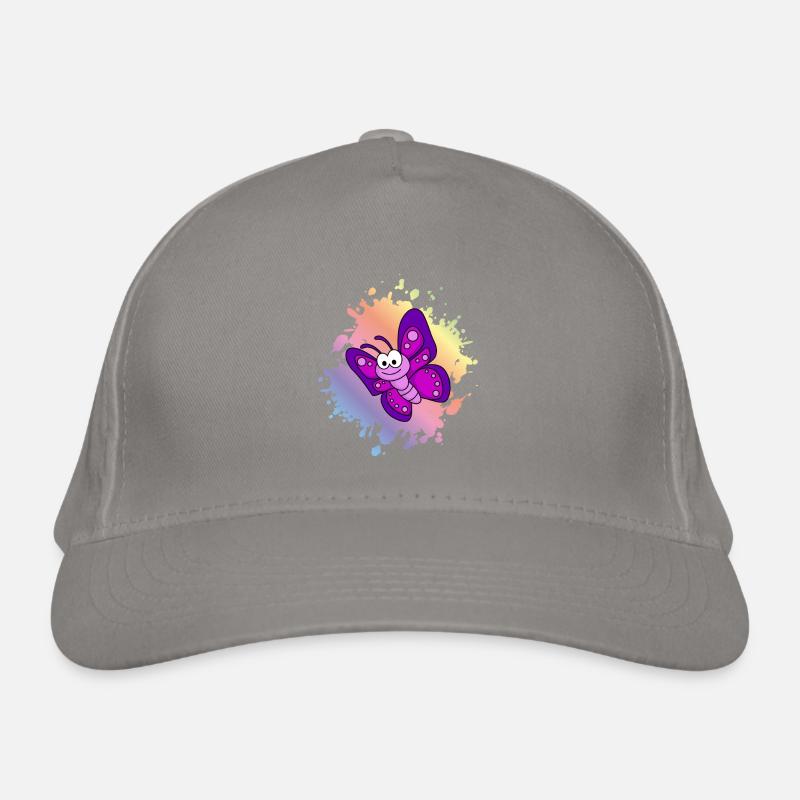 Butterfly Comic Animal Organic Baseball Cap