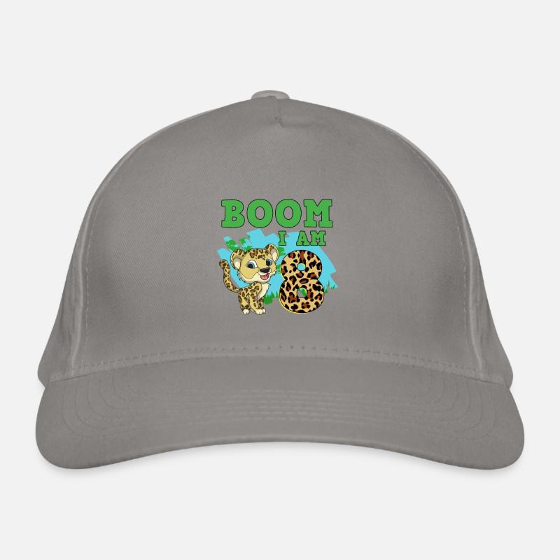 8e anniversaire Léopard Casquette classique bio