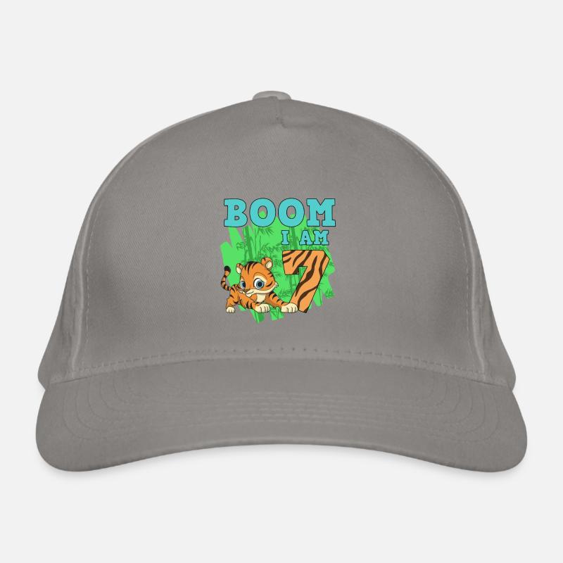 7th birthday Organic Baseball Cap