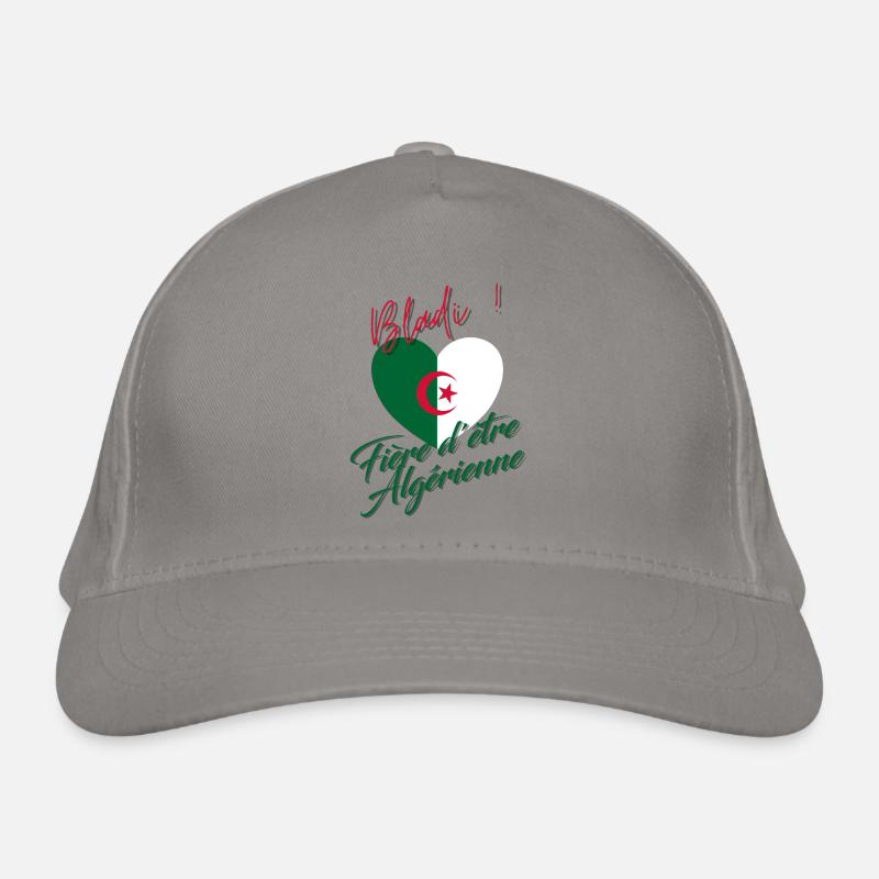 Fière d'être Algérienne, Bladi, Dz, One two tree Casquette classique bio