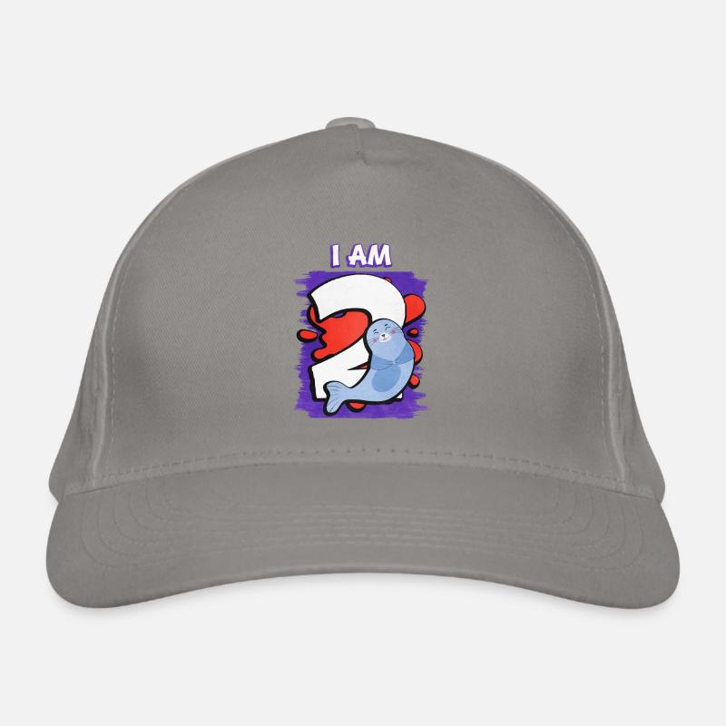 Ich Bin 2 Robbe Bio-Baseballkappe