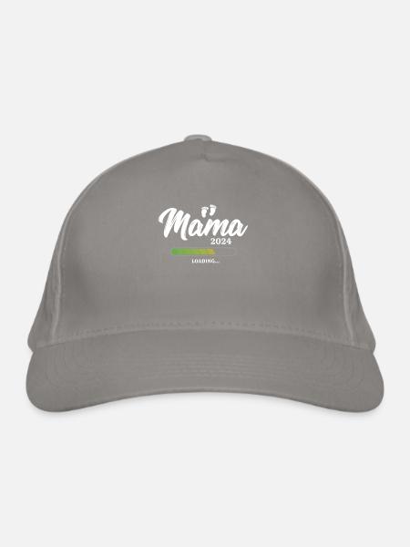 Mama Loading 2024 (Garantie du prix le plus bas) - Casquette classique bio - gris clair - Devant