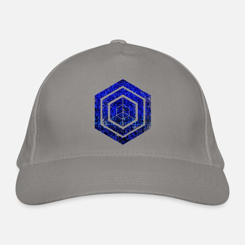 Hexagon-Programmierung Programmierer Codierung geometrisch Bio-Baseballkappe