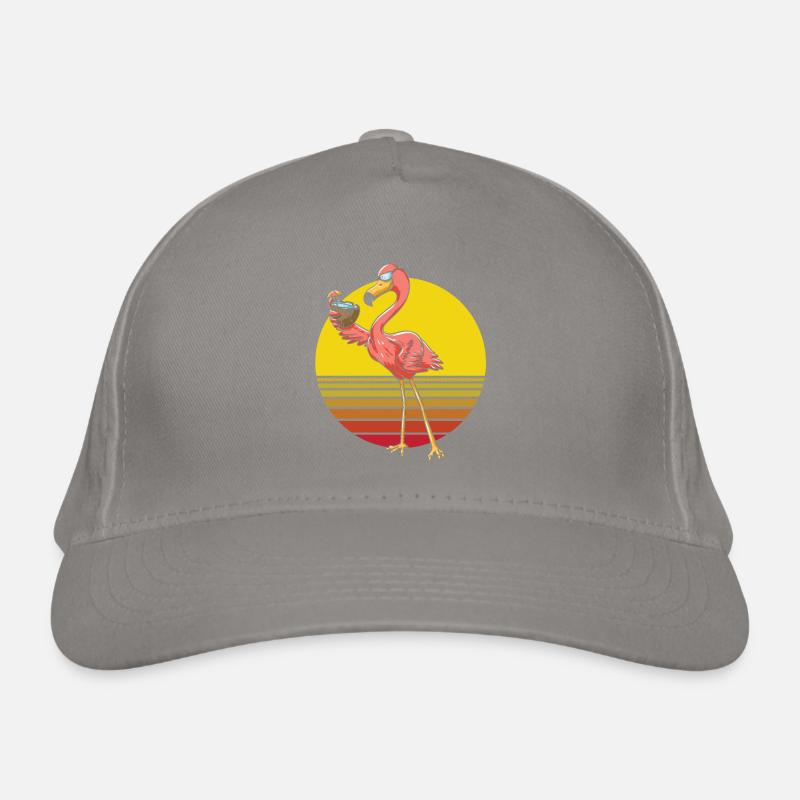 Flamingo Organic Baseball Cap