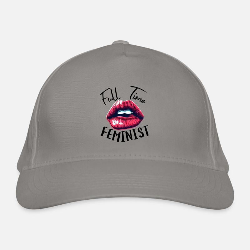 FULL TIME FEMINIST Organic Baseball Cap