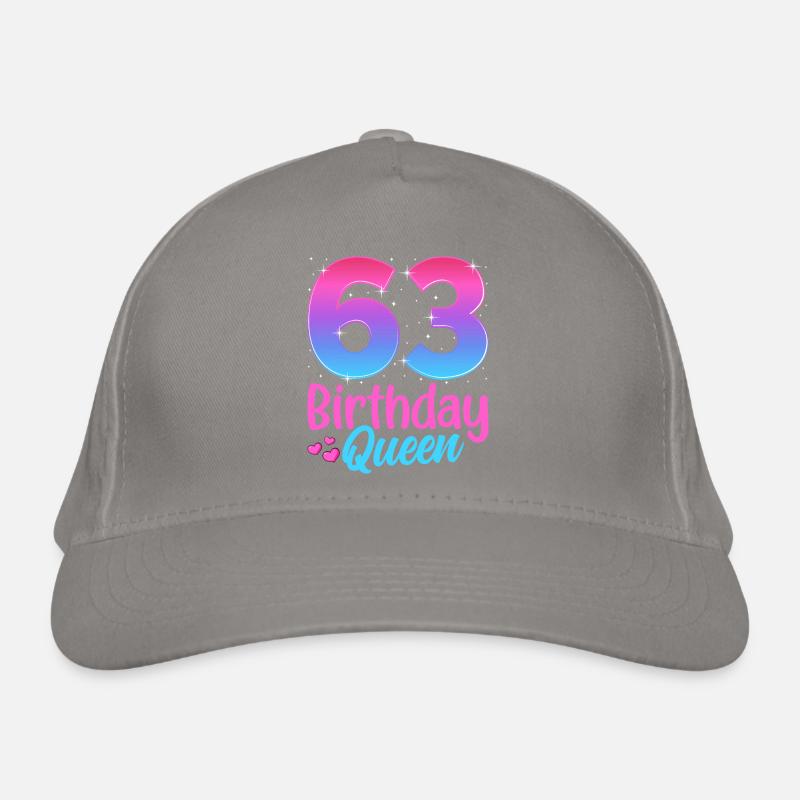 Anniversaire Queen 63 Geburtstag Casquette classique bio