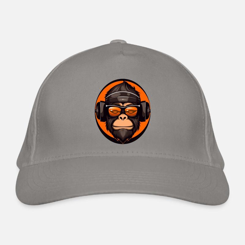 Affe Bio-Baseballkappe