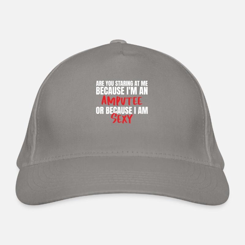 Amputiertes Bein Prothese Geschenk Bio-Baseballkappe