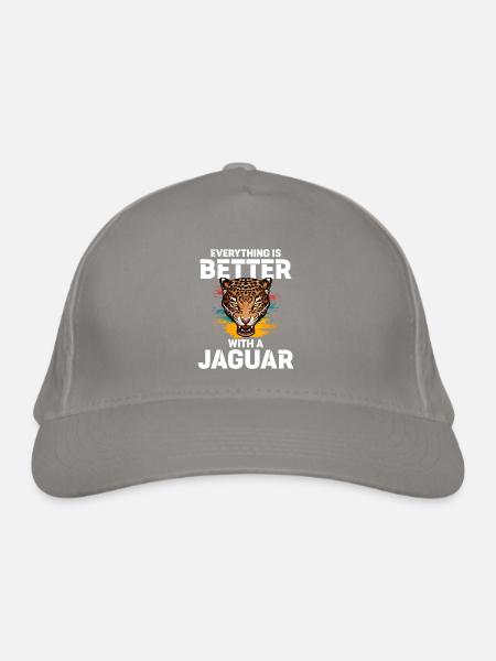 Jaguar - Bio-Baseballkappe - Hellgrau