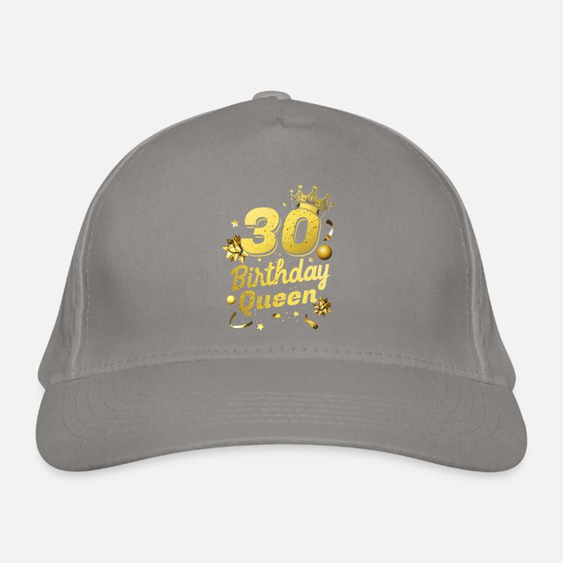 Birthday Queen 30 Organic Baseball Cap