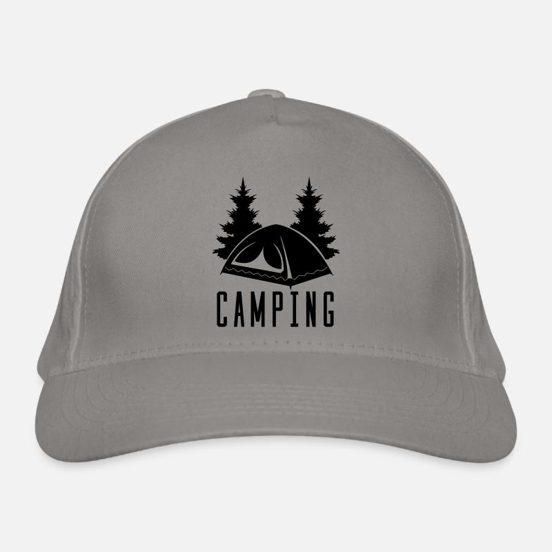 camping Organic Baseball Cap