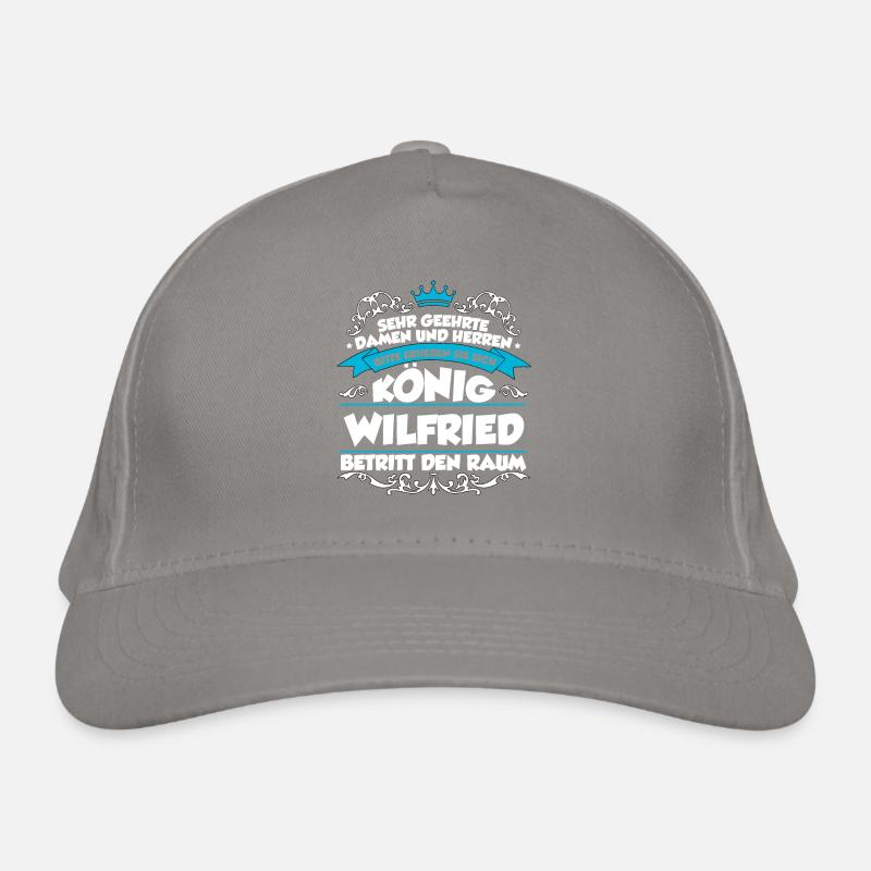 Wilfried Name Design Bio-Baseballkappe