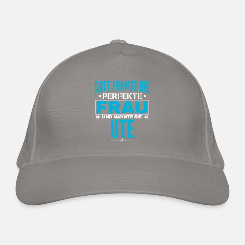 Ute Name Design Organic Baseball Cap