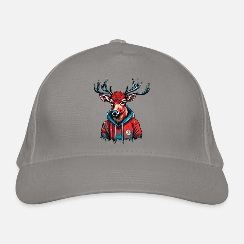 Red Deer, Deer, Hunter, Roe Deer, Antlers Organic Baseball Cap